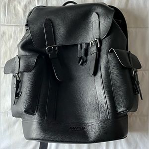 [NEW] COACH HUDSON LEATHER BACKPACK